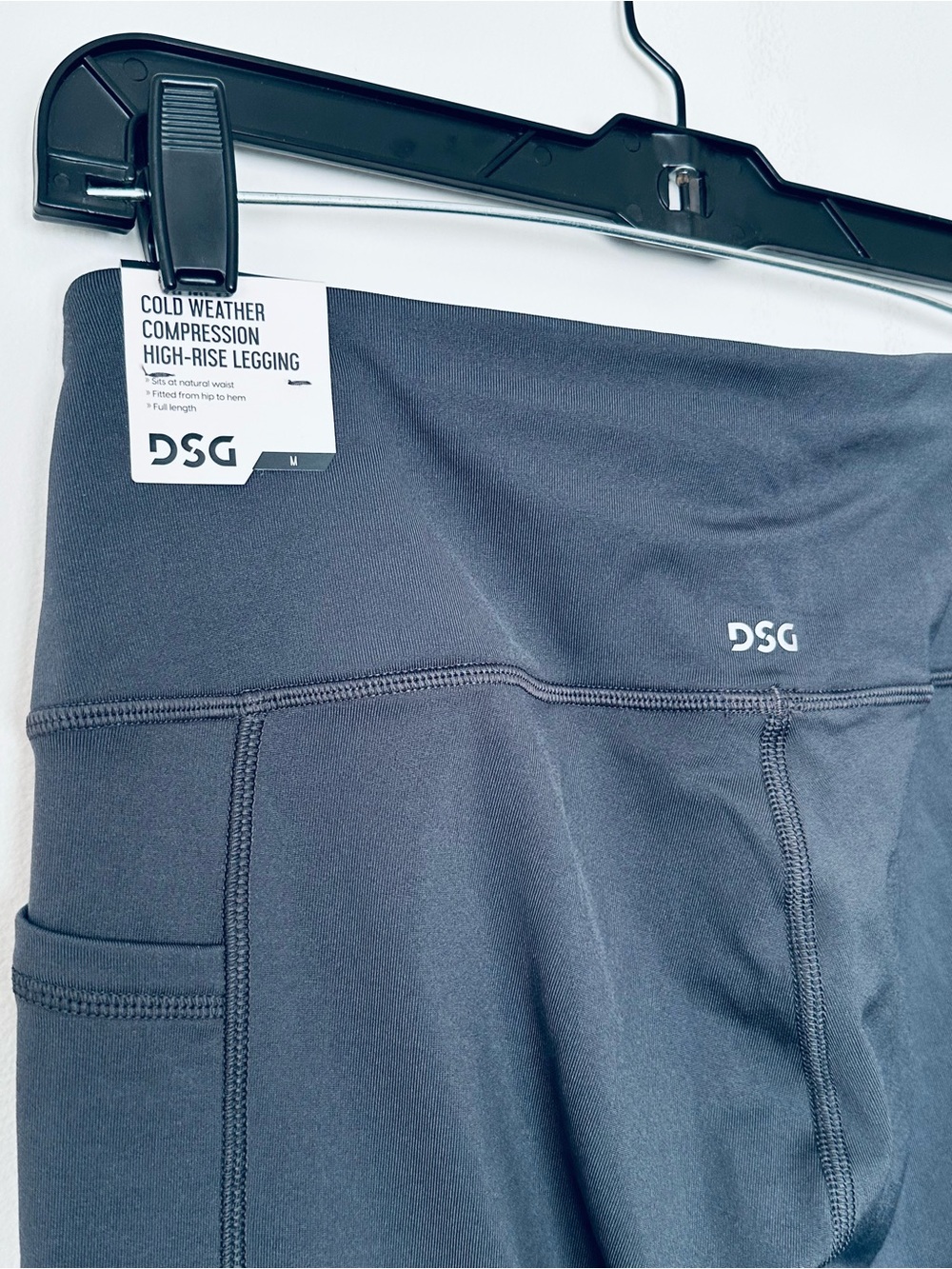 DSG High-Rise Cold Weather Compression Leggings in Charcoal Medium